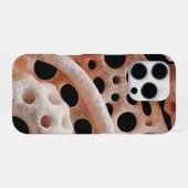 Moderne abstrakte Terrakotta-iPhone-Hülle iPhone Hülle (Rückseite (Horizontal))