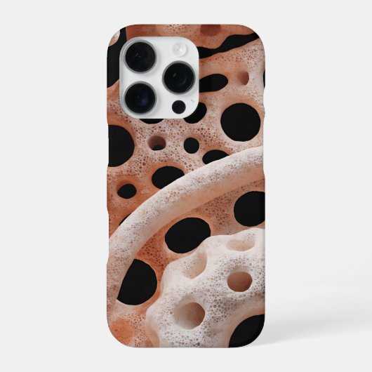 Moderne abstrakte Terrakotta-iPhone-Hülle iPhone Hülle (Rückseite)