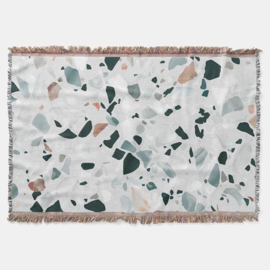 Moderne abstrakte Terrazzo-Muster Decke (Vorderseite)