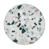 Moderne abstrakte Terrazzo-Muster Schneidebrett (Vorderseite)