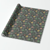 Moderne abstrakte Terrazzo- und botanische Collage Geschenkpapier (Ungerollt)