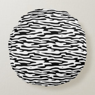 Moderne abstrakte Textur-Design Rundes Kissen