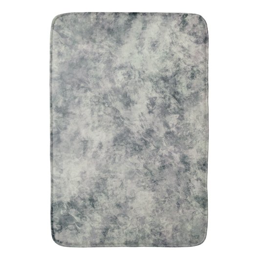 Moderne Abstrakte Textur Graulavender Sage Green Badematte (Vorderseite Vertikal)