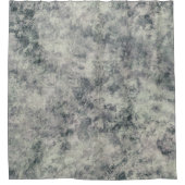 Moderne Abstrakte Textur Graulavender Sage Green Duschvorhang (Vorderseite)