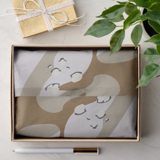 Moderne abstrakte Textur Seidenpapier (Geschenk)