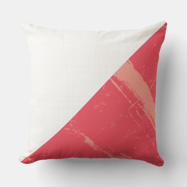 Moderne abstrakte Texturdesign Kissen (Vorderseite)