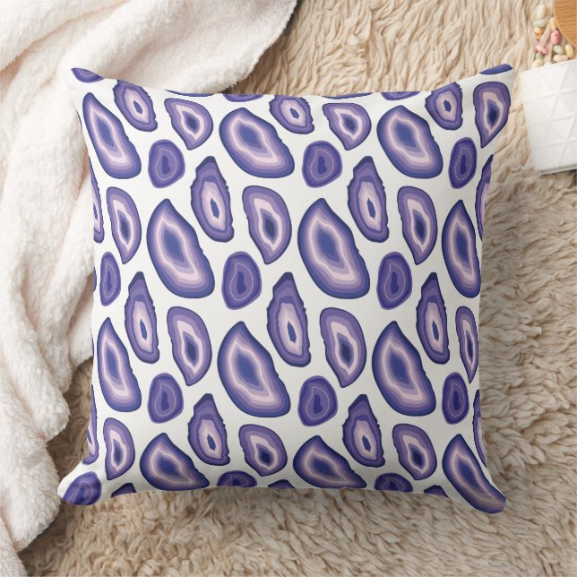 Moderne abstrakte Texturdesign Kissen (Decke)