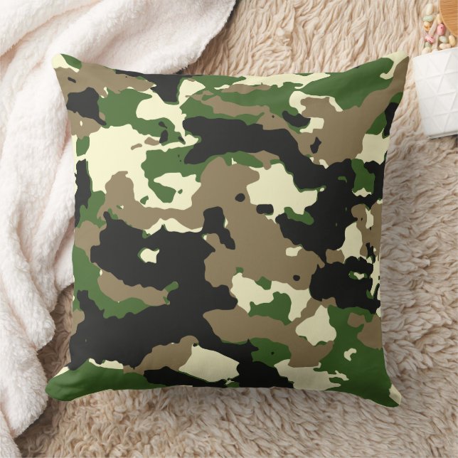 Moderne abstrakte Texturdesign Kissen (Decke)