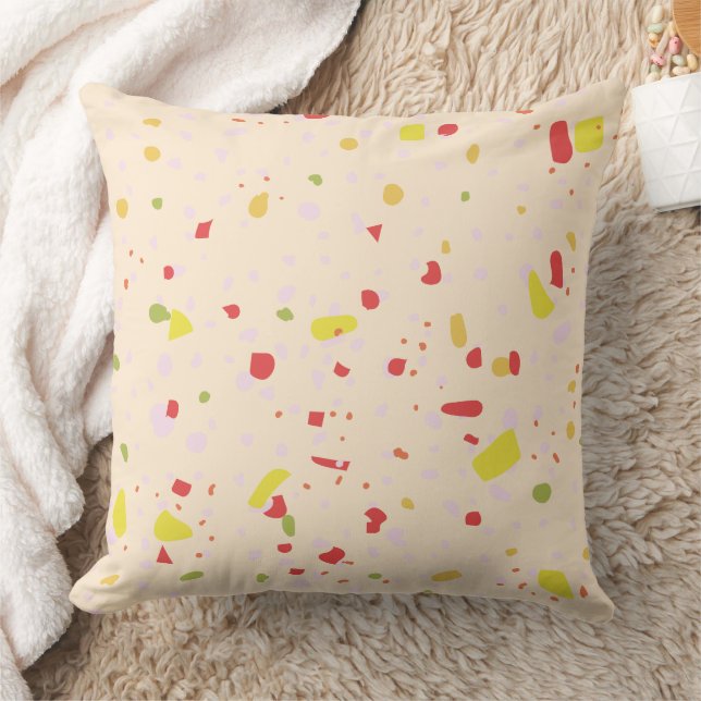 Moderne abstrakte Texturdesign Kissen (Decke)