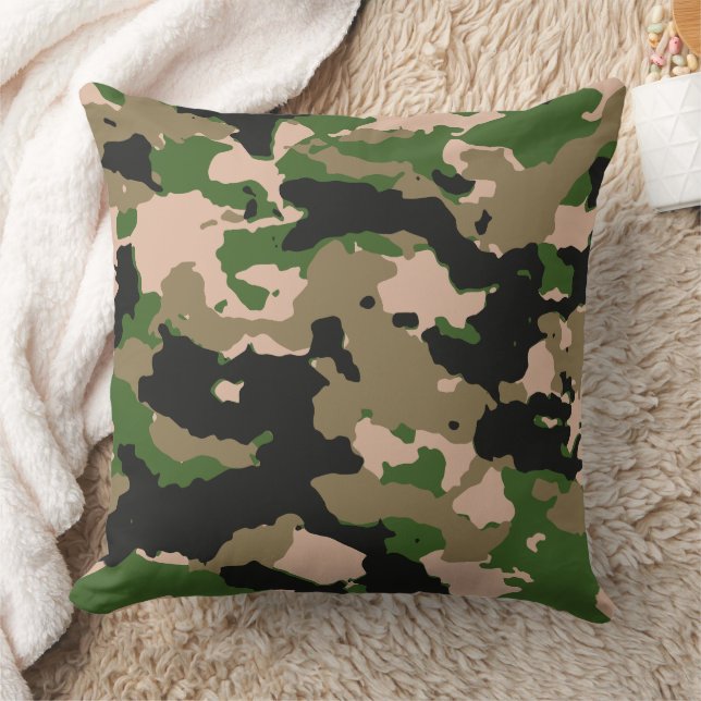 Moderne abstrakte Texturdesign Kissen (Decke)