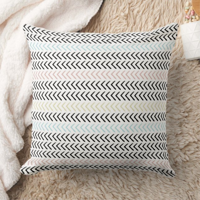 Moderne abstrakte Texturdesign Kissen (Decke)