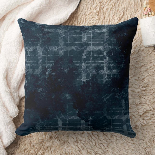 Moderne abstrakte Texturdesign Kissen (Decke)