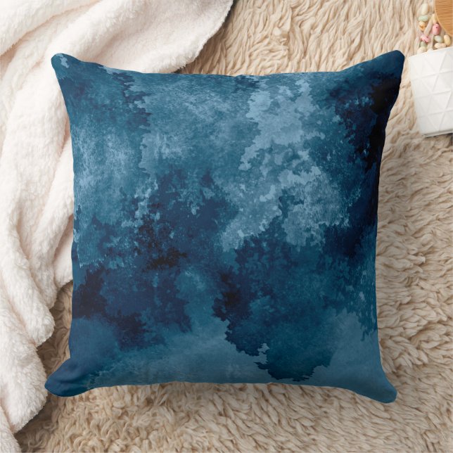 Moderne abstrakte Texturdesign Kissen (Decke)