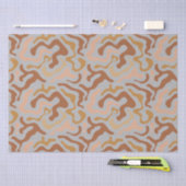 Moderne abstrakte Texturdesign Seidenpapier (Handwerk)