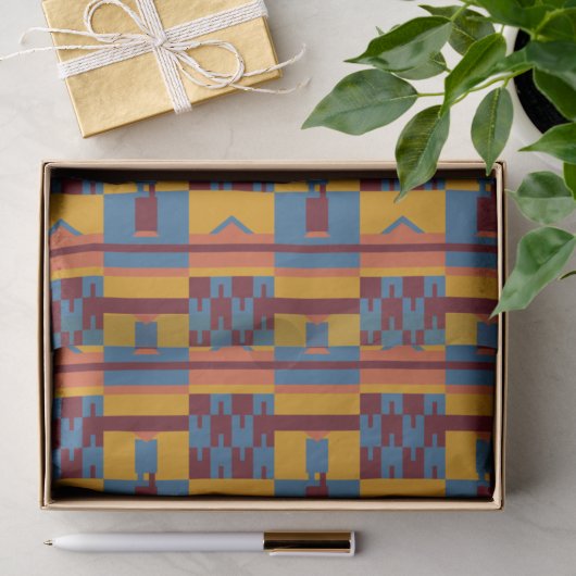 Moderne abstrakte Texturdesign Seidenpapier (Geschenk)