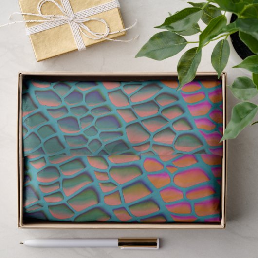 Moderne abstrakte Texturdesign Seidenpapier (Geschenk)