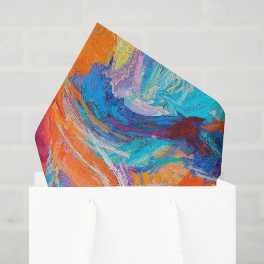 Moderne abstrakte Texturdesign Seidenpapier (Geschenk Tasche)