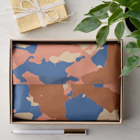 Moderne abstrakte Texturdesign Seidenpapier (Geschenk)