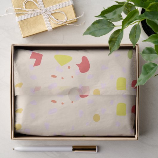 Moderne abstrakte Texturdesign Seidenpapier (Geschenk)