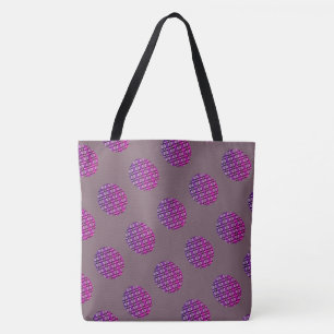 MODERNE abstrakte, tieffarbige zeichn: #7D616C-pin Tasche