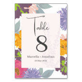 Moderne Abstrakte Tischnummer (Rückseite)