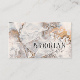 Moderne Abstrakte Trendy Neutral Visitenkarte