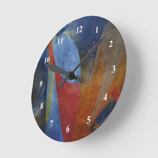 Moderne Abstrakte Uhr (Winkel)