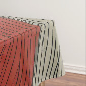 Moderne, abstrakte und dynamische Farblinien Tischdecke (Beispiel)