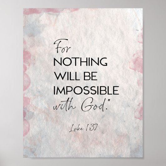 Moderne Abstrakte Versenwand Poster (Vorne)