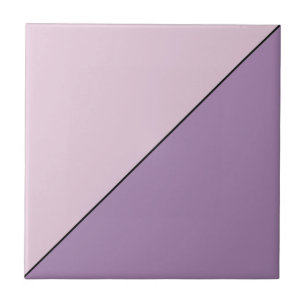 Moderne abstrakte violette geometrische Dreiecke Fliese