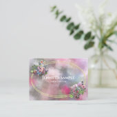 Moderne abstrakte visitenkarte (Stehend Vorderseite)