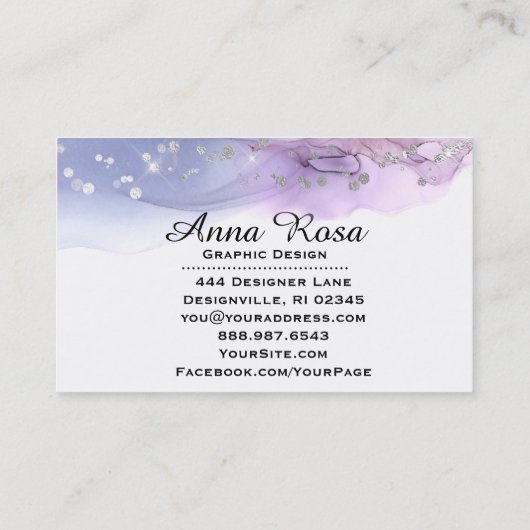 *~* moderne abstrakte visitenkarte (Rückseite)