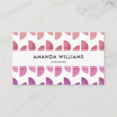 Moderne Abstrakte Visitenkarte (Vorderseite)