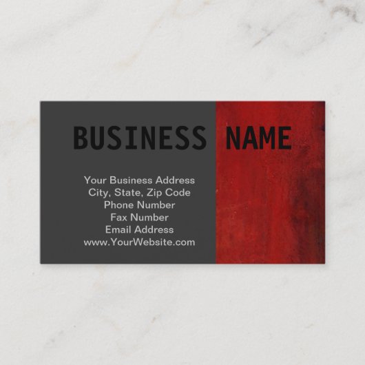 Moderne Abstrakte Visitenkarte (Vorderseite)