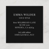 Moderne Abstrakte Visitenkarte (Rückseite)