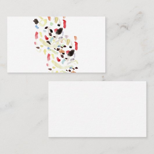 Moderne Abstrakte Visitenkarte (Vorne/Hinten)