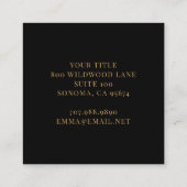 Moderne Abstrakte Visitenkarte (Rückseite)