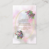 Moderne abstrakte visitenkarte (Rückseite)