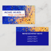 moderne abstrakte Visitenkartenvorlage Visitenkarte (Vorne/Hinten)