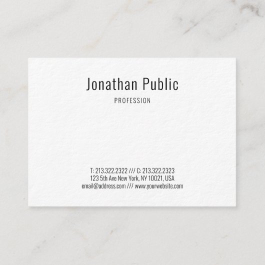 Moderne Abstrakte Vorlage Berufliche Kunst Visitenkarte (Rückseite)