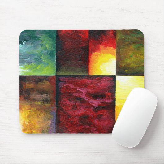 Moderne Abstrakte Vorlage Expressionismus Mousepad (Mit Mouse)