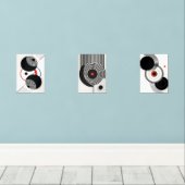 Moderne Abstrakte Wall Art Poster-Sets Bilderwand Sets (Holzboden)