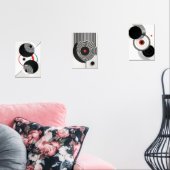 Moderne Abstrakte Wall Art Poster-Sets Bilderwand Sets (Wohnzimmer)