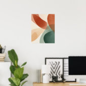 Moderne Abstrakte Wall Art Print Poster (Heimbüro)