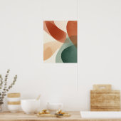 Moderne Abstrakte Wall Art Print Poster (Küche)