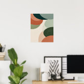 Moderne Abstrakte Wall Art Print Poster (Heimbüro)