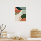 Moderne Abstrakte Wall Art Print Poster (Küche)