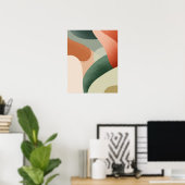 Moderne Abstrakte Wall Art Print Poster (Heimbüro)