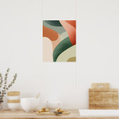 Moderne Abstrakte Wall Art Print Poster (Küche)