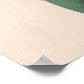 Moderne Abstrakte Wall Art Print Poster (Ecke)